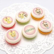 【美品】リズリサ　シェル　アイスクリーム　マカロン　カップケーキ　ワンピース 美品】リズリサ シェル アイスクリーム マカロン カップケーキ