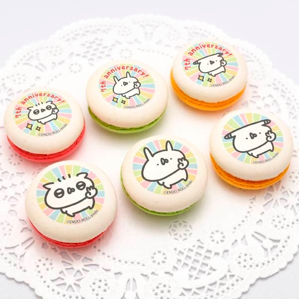 プリロール 缶バッジ 7周年記念プリマカロン6個セット【特典缶バッジ付き】[うさぎ