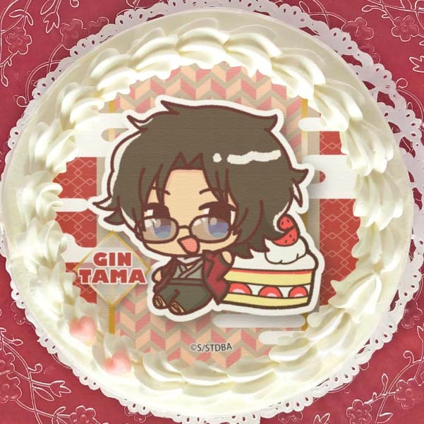 銀魂 プリロール ケーキ 坂本辰馬 缶バッジ アクリルスタンド アクスタ 限定品 銀魂 プリロール ケーキ 坂本辰馬 缶バッジ アクリルスタンド