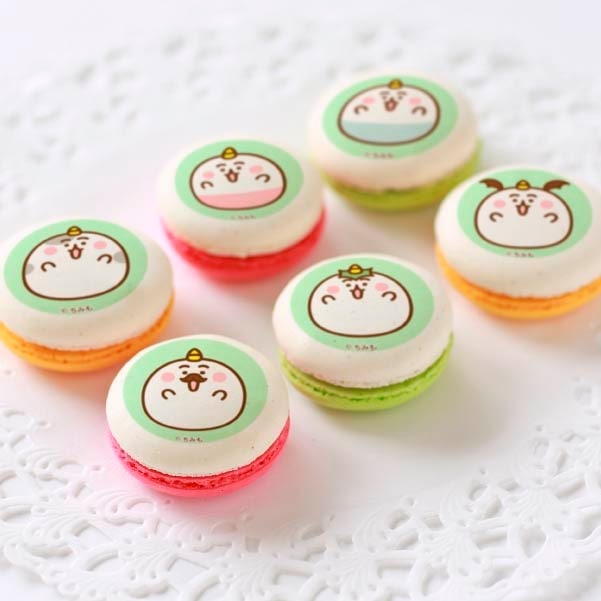 プリマカロン6個セット（ちみも(B柄)）【特典缶バッジ付き】[ち