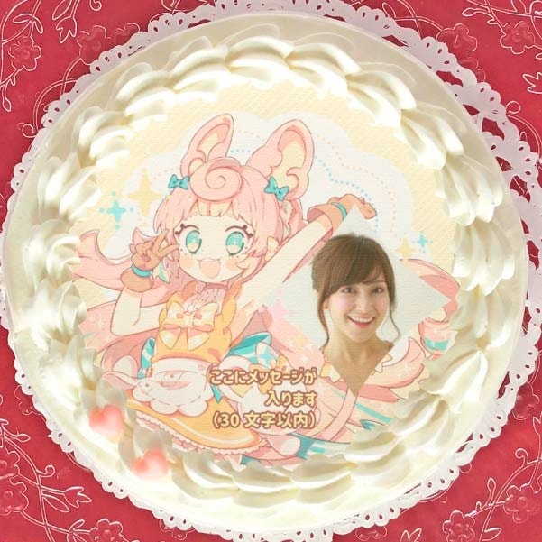 写真メッセージ入り】プリケーキ【特典缶バッジ付き】[ころねぽち 