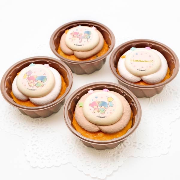 オーガンジーリボン♡ツイン♡カップケーキ オーガンジーリボン