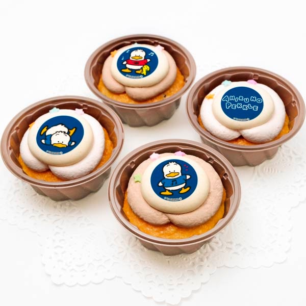 プリカップケーキ あひるのペックル 特典缶バッジ付き あひるのペックル サンリオキャラクター あひるのペックル 定番柄 22商品 Priroll