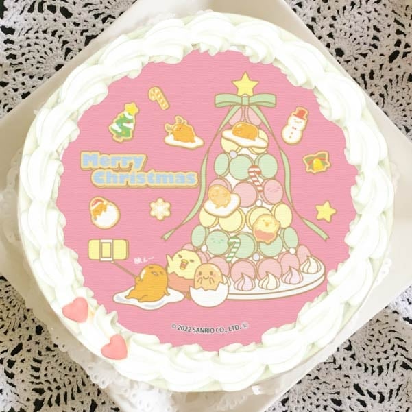 Xmasプリケーキ22 特典缶バッジ付き ぐでたま サンリオキャラクター ぐでたま クリスマス柄 22商品 Priroll