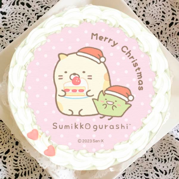 クリスマスプリケーキ2023（ケーキ作り(ねこ＆ざっそう)）【特典缶 