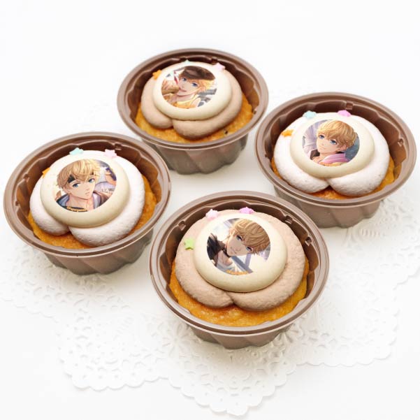 恋とプロデューサー キラ 特典 4周年記念プリカップケーキ(キラ)【特典缶バッジ付き】[恋と
