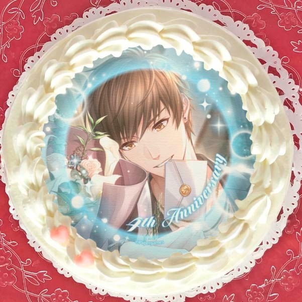 4周年記念プリケーキ（ハク(A柄)）【特典缶バッジ付き】[恋と