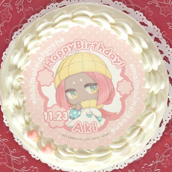 バースデープリケーキ2023（アキ）【特典缶バッジ付き