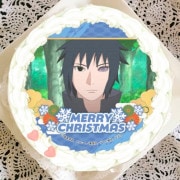 NARUTO 疾風伝 プリロール コラボ 限定 缶バッジ うちはサスケ 2 バレンタインプリケーキ2024（うちはサスケ）【特典缶バッジ付き