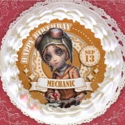 IdentityⅤ 機械技師 クリアしおり バトラーズカフェ 1弾 IdentityⅤ