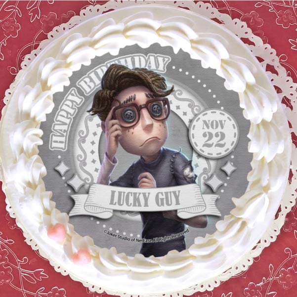 第五人格　identity v 占い師　誕生日グッズ　バースデー　誕生日　缶バ バースデープリケーキ2024（患者）【特典缶バッジ付き