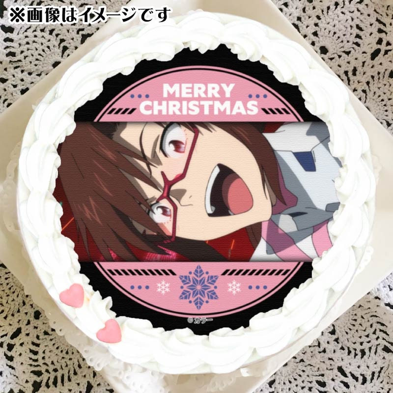 PRIROLL プリロール 缶バッジ クリスマス マリ エヴァ 非売品 匿名配送 Xmasプリケーキ2024(真希波・マリ・イラストリアス)【特典缶