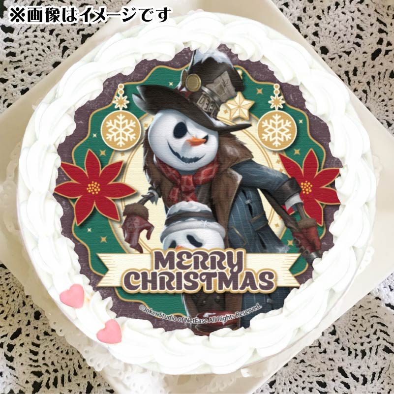 第五人格　Identity V　プリロール 缶バッジ　クリスマス　隠者 公式】Identity V 第五人格 ケーキ・マカロン・カップケーキ