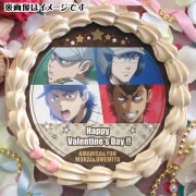 ダイヤのA プリロール　バレンタイン　缶バッジ　御幸一也 公式】バレンタイン柄 ケーキ・マカロン・カップケーキ【PRIROLL