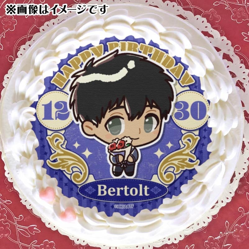 進撃の巨人　プリロールケーキ特典　リヴァイ　缶バッジ　バースデー缶バッジ バースデープリケーキ2024（リヴァイ）【特典缶バッジ付き