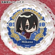進撃の巨人　プリロールケーキ特典　リヴァイ　缶バッジ　バースデー缶バッジ バースデープリケーキ2024（リヴァイ）【特典缶バッジ付き