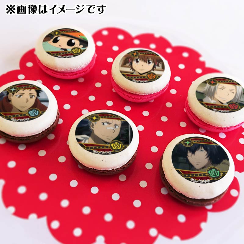 バレンタインプリマカロン6個セット2025（リボーン＆沢田綱吉＆獄寺