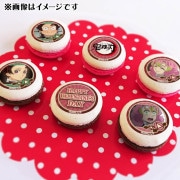 公式】バレンタイン柄 ケーキ・マカロン・カップケーキ【PRIROLL