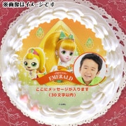 【写真メッセージ入り】プリケーキ（プリンセスエメラルド・ココピン）【特典缶バッジ付き】[キラキラ キャッチ！ティニピン]|キラキラ キャッチ！ティニピン|キッズ
