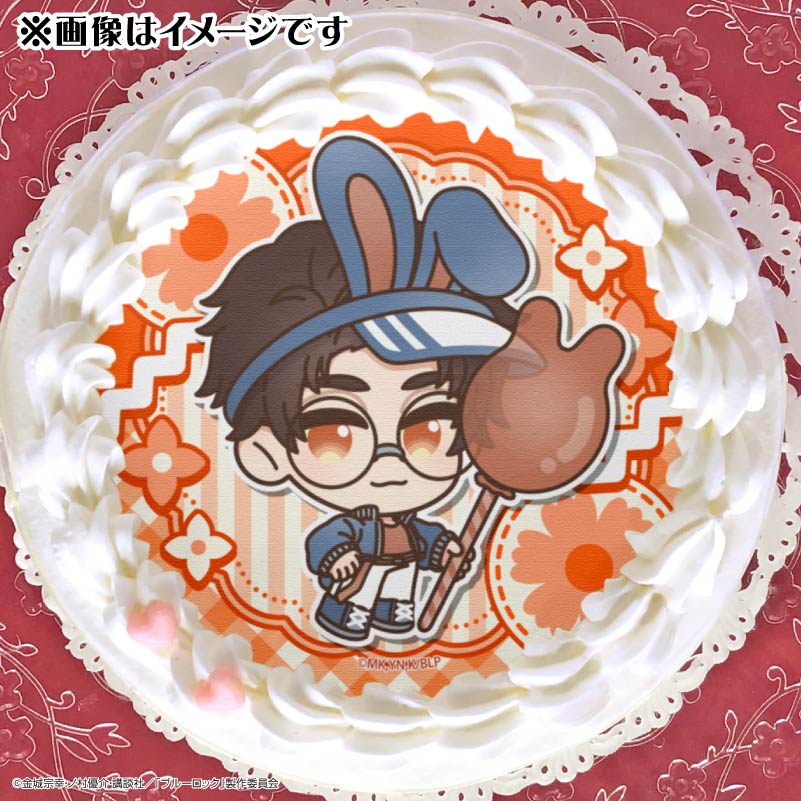 イースターデザインプリケーキ（雪宮剣優）【特典缶バッジ付き