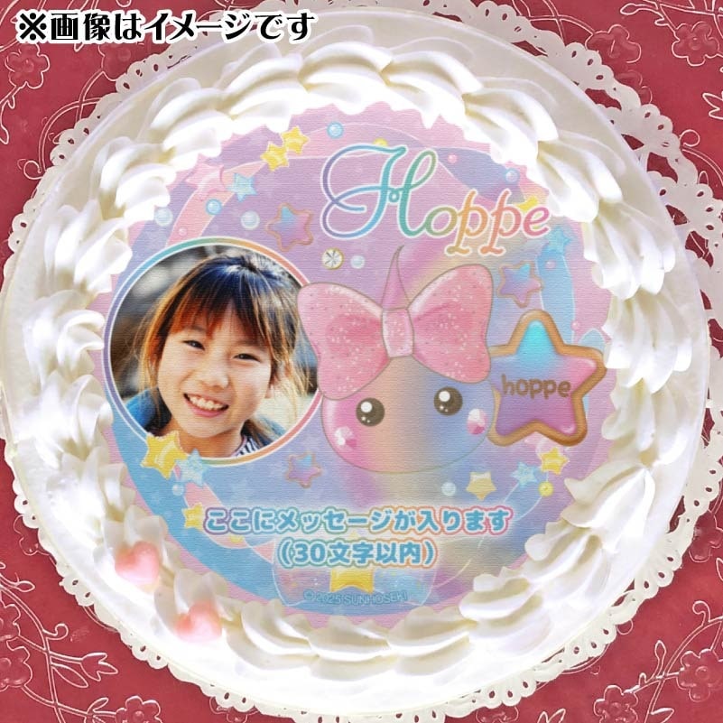 写真メッセージ入り】15周年記念プリケーキ【特典缶バッジまたは