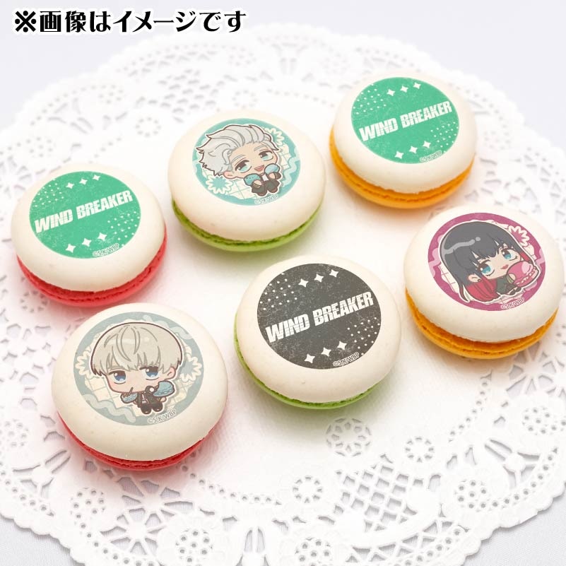 プリマカロン6個セット（梅宮 一＆椿野 佑＆梶 蓮）【特典缶バッジ付き