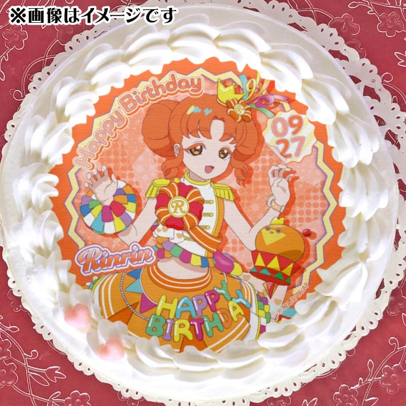 四之宮リンリン　バースデー　アクリルスタンド　缶バッジ バースデープリケーキ2025（四之宮リンリン）【特典缶バッジ付き