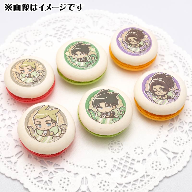 リヴァイ エルヴィン・スミス 缶バッジ お届け期間8月2日~8月16日限定・予約限定商品】プリマカロン6個