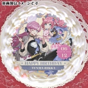 シャーマンキング プリロール　缶バッジ　ハオ　birthday 公式】Clock over ORQUESTA ケーキ・マカロン・カップケーキ【PRIROLL