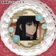 時透無一郎　缶バッジ 鬼滅の刃×プリロール クリスマスケーキ 公式】クリスマス柄 ケーキ・マカロン・カップケーキ【PRIROLL
