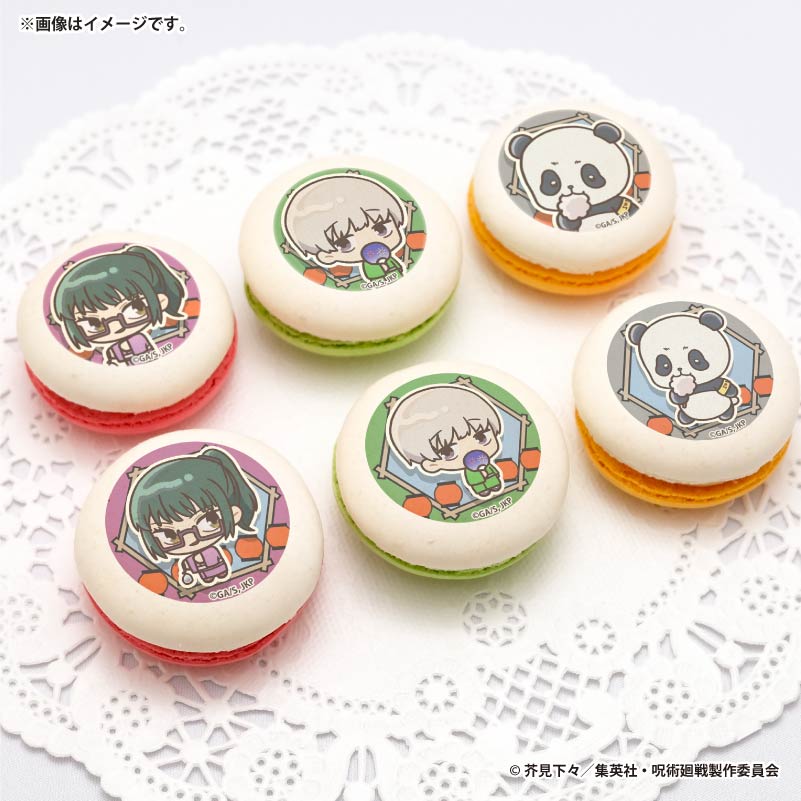 呪術廻戦 狗巻棘 禪院真希 パンダ 缶バッジ まとめ SUMMERデザインプリマカロン6個セット2025(禪院真希・狗巻 棘