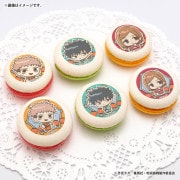 呪術廻戦 プリロール 缶バッジ 2個セット 公式】2024商品 ケーキ・マカロン・カップケーキ【PRIROLL