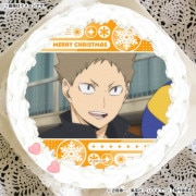 ハイキュー　PRIROLL プリロール　特典缶バッジ　月島蛍 プリケーキ（月島 蛍（かきおこし））【特典缶バッジ付き