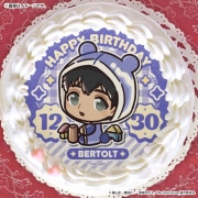 進撃の巨人 プリロール ベルトルト アクリルスタンド 缶バッジ 公式】ベルトルト・フーバー [12月30日] ケーキ・マカロン・カップ