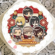 公式】クリスマス柄 ケーキ・マカロン・カップケーキ【PRIROLL