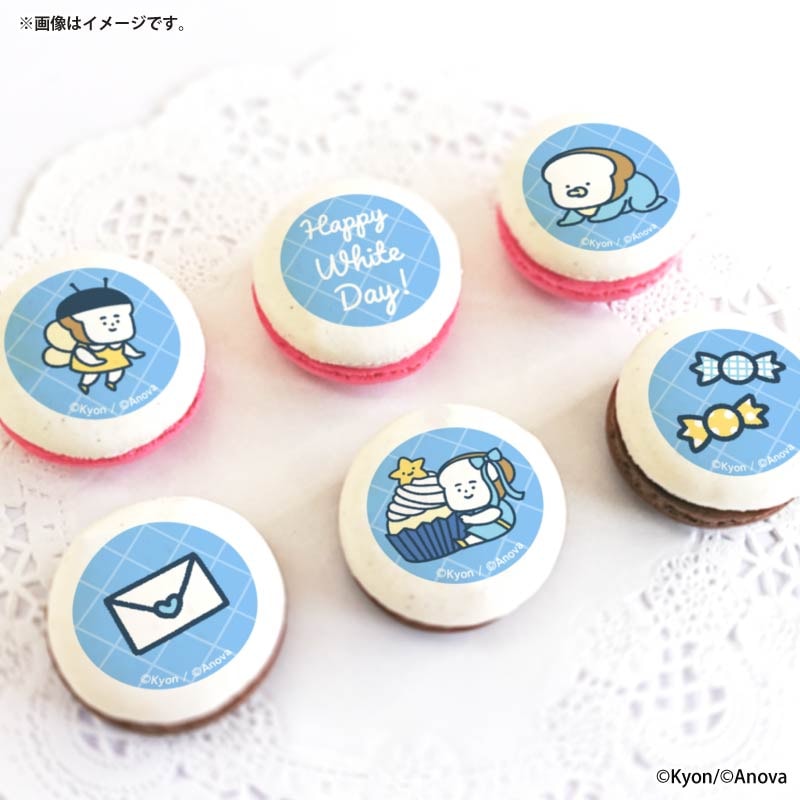 ホワイトデープリマカロン6個セット2026【特典缶バッジ付き】[まいにち