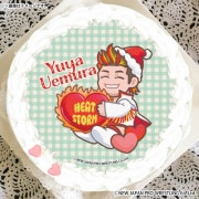 テイルズオブヴェスペリア　プリロール　クリスマスケーキ特典缶バッジ テイルズオブヴェスペリア プリロール クリスマスケーキ特典缶バッジ