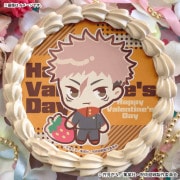 五条悟 プリロール バレンタイン 缶バッジ 呪術廻戦 特典 ケーキ バレンタインプリケーキ2024（五条 悟）【特典缶バッジ付き】[呪術廻戦