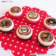 公式】バレンタイン柄 ケーキ・マカロン・カップケーキ【PRIROLL