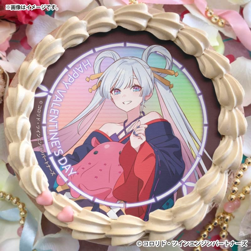 超かぐや姫 月見ヤチヨ プリロール 缶バッジ バレンタインプリケーキ2026（月見ヤチヨ）【特典缶バッジ付き】[超