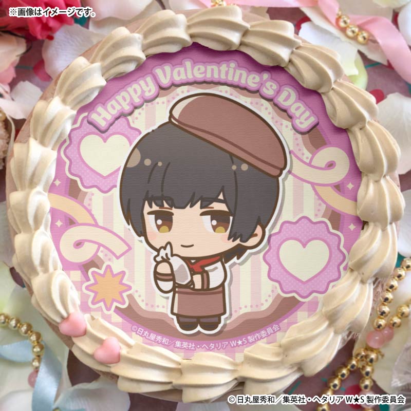 バレンタインプリケーキ2026（日本）【特典缶バッジ付き】[ヘタリア