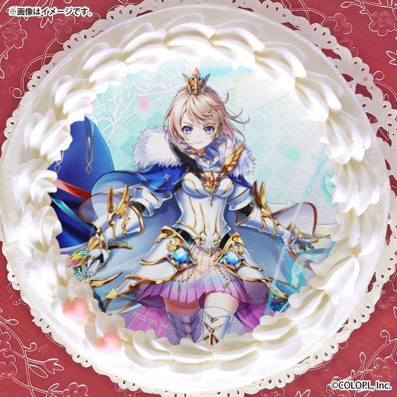 白猫　プリロール　缶バッジ　白猫プロジェクト　クリスマス　エレノア　ケーキ　限定 プリケーキ（エレノア）【特典缶バッジ付き】[白猫プロジェクト NEW