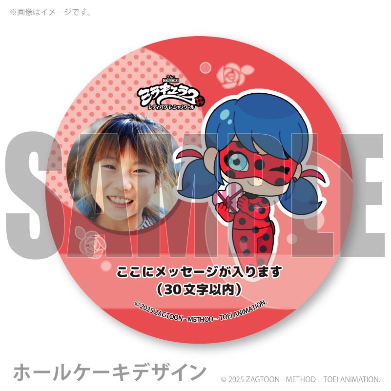 写真メッセージ入り】プリケーキ2025第1弾（レディバグ（ミニキャラ