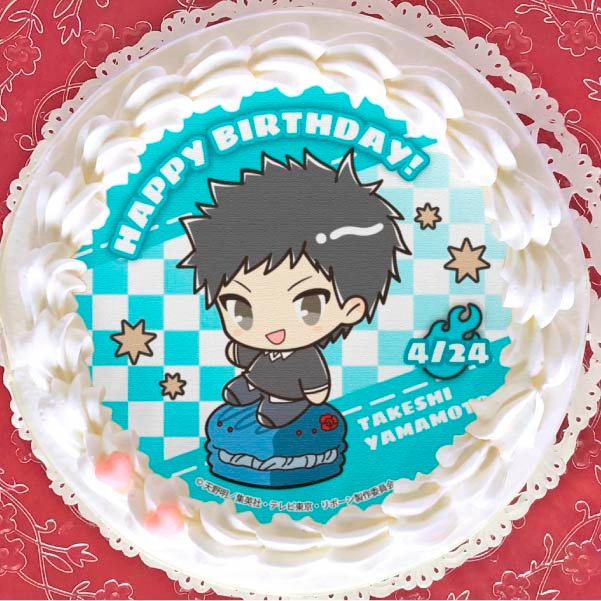 バースデープリケーキ2022（山本武(SD かきおこし)）【特典缶バッジ