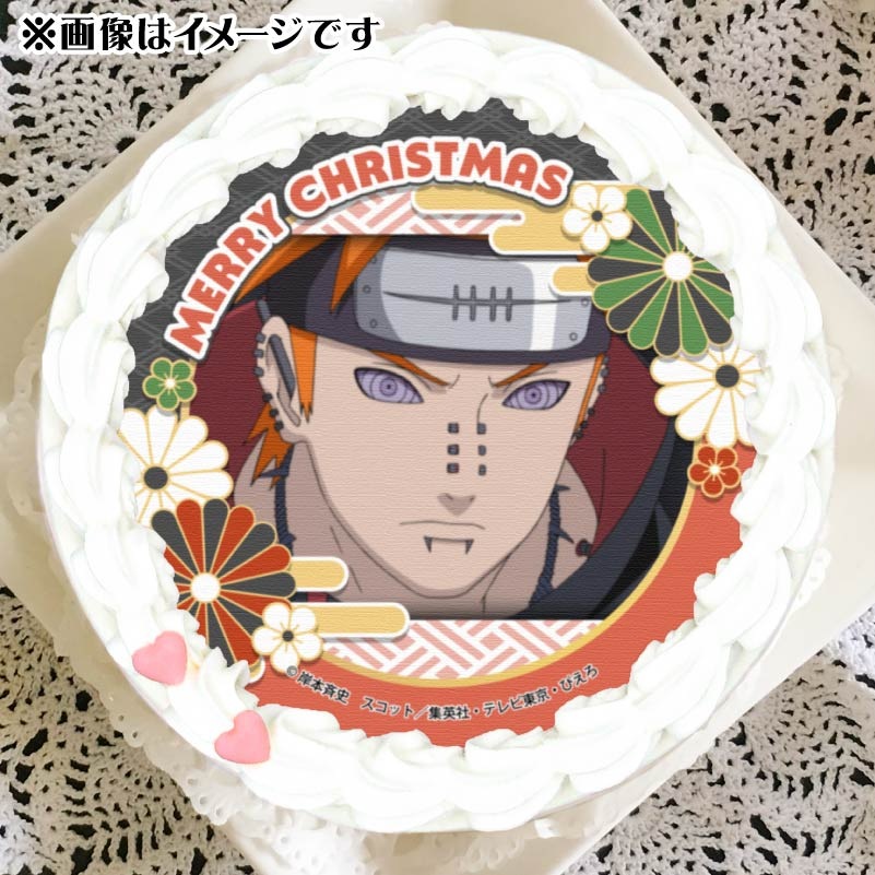 Naru.bさま限定 ピーチケーキ カラフルピーチ】丸型写真ケーキ 4号 12cm（Cake.jp ORIGINAL） | Cake.jp