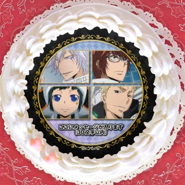 メッセージ入り】プリケーキ（白蘭＆入江正一＆ユニ＆γ）【特典