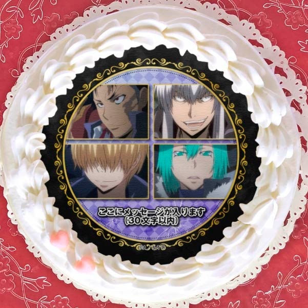 メッセージ入り】プリケーキ（XANXUS＆スペルビ・スクアーロ