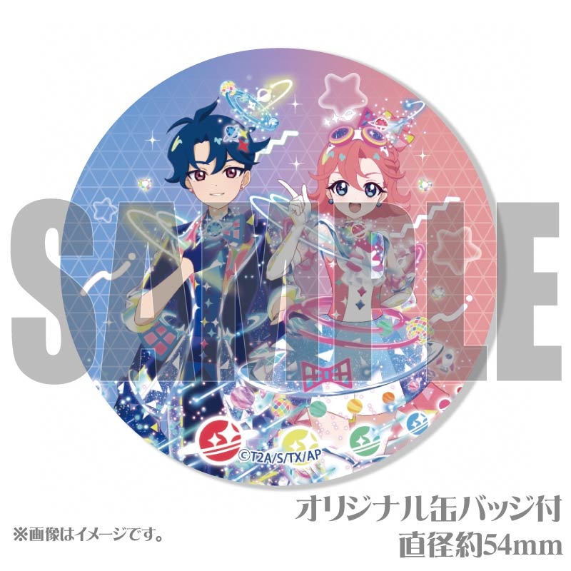 ひみつのアイプリ　アイプリワールド　缶バッチ すばる四個セット プリケーキ（すばる＆おとめ）【特典缶バッジ付き】[ひみつの