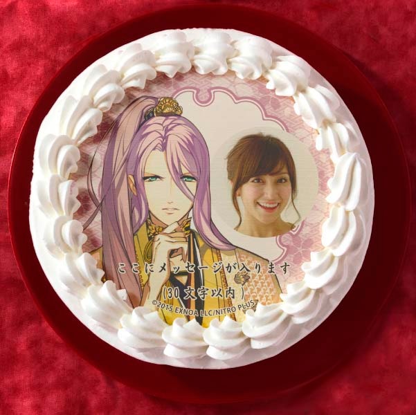 写真メッセージ入り】蜂須賀虎徹(内番柄プリケーキ)[刀剣乱舞ONLINE