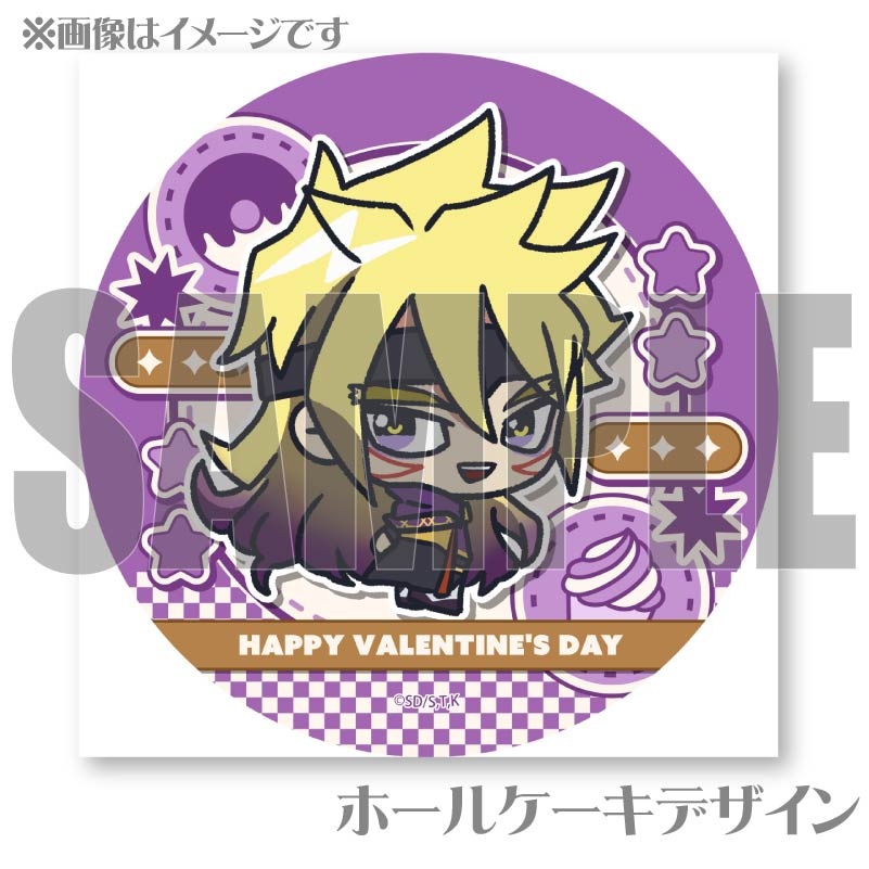 d*9様 遊城十代(プリロール：バレンタイン2021：缶バッジ/ピンバッジ) バレンタインプリケーキ2025（ズウィージョウ）【特典缶バッジ付き